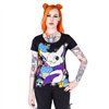 Tee Shirts Femme CUPCAKE BAT T Noir