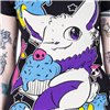 Tee Shirts Femme CUPCAKE BAT T Noir