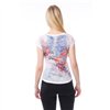 Tee Shirts Femme COLOURFUL PARROT T Blanc