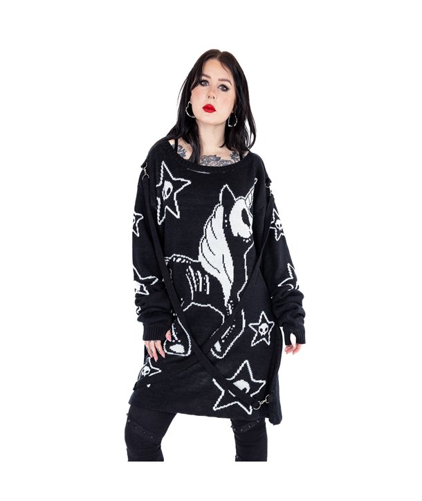 Pulls Femme DEAD INSIDE Noir