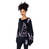 Pulls Femme DEPTHS OF HELL Noir / Rose
