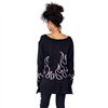 Pulls Femme DEPTHS OF HELL Noir / Rose