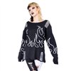 Pulls Femme DEPTHS OF HELL Noir / Blanc