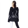 Pulls Femme DEPTHS OF HELL Noir / Blanc