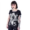 Tee Shirts Femme DEATH METAL PANDA T Noir