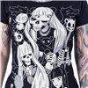 Tee Shirts Femme DEATH METAL PANDA T Noir