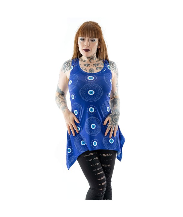 Vestes Femme EVIL EYE MANDALA Bleu