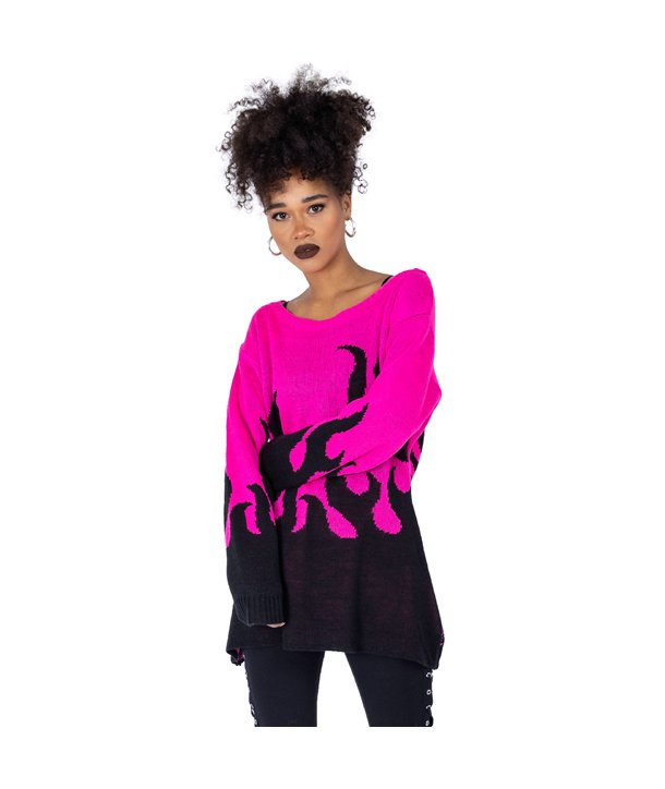 Pulls Femme FLAMETHROWER Rose