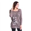 Tops Femme FLOCK LONGSLEEVE Marron