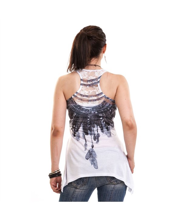 Vestes Femme FREEDOM LACE PANEL Blanc