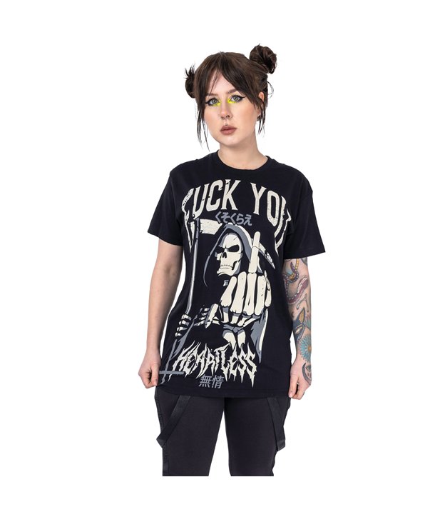 Tee Shirts Femme FU REAPER T Noir