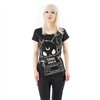 Tee Shirts Femme GAME OVER T Noir