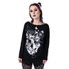 Tops Femme GRUNGE SKULL Noir