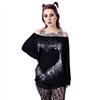 Tops Femme HEART SPLATTER Noir