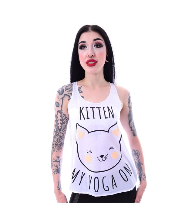 Vestes Femme KITTEN YOGA Blanc