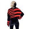 Pulls Femme LAYLA Noir / Rouge