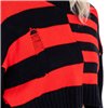 Pulls Femme LAYLA Noir / Rouge