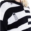 Pulls Femme LAYLA Noir / Blanc