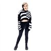 Pulls Femme LAYLA Noir / Blanc