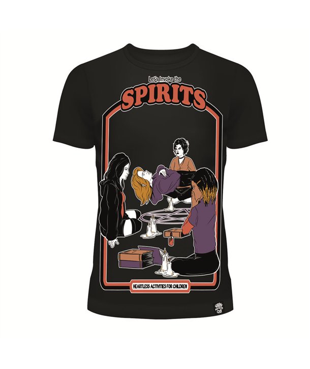 Tee Shirts Femme LET'S INVOKE SPIRITS T Noir