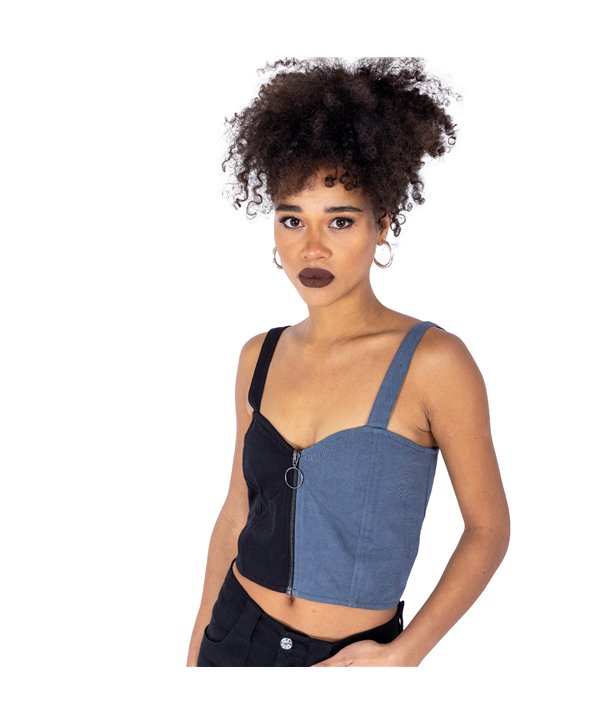 Tops Femme MANIC Noir / Gris