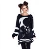Pulls Femme MOON CATS Noir
