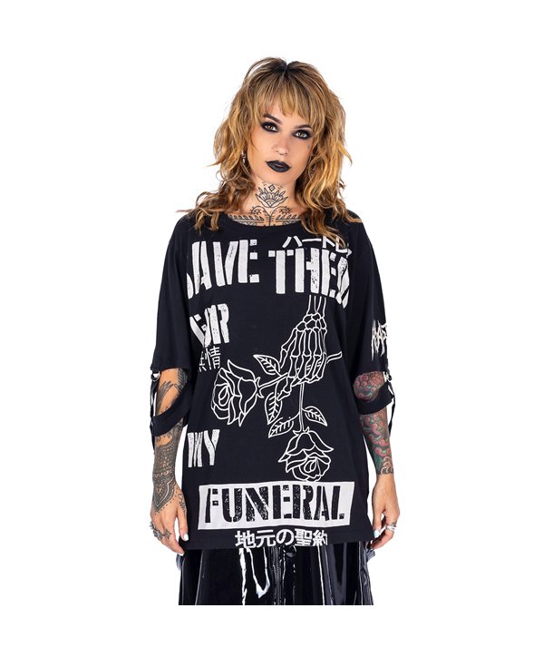 Tops Femme MY FUNERAL Noir