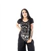 Tee Shirts Femme OUIJA CAT T Noir
