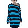 Pulls Femme ORIANA Noir / Bleu