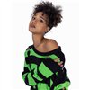 Pulls Femme ORIANA Noir / Vert