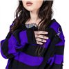 Pulls Femme ORIANA Noir / Violet