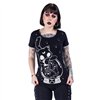 Tee Shirts Femme PSYCHIC KITTY T Noir
