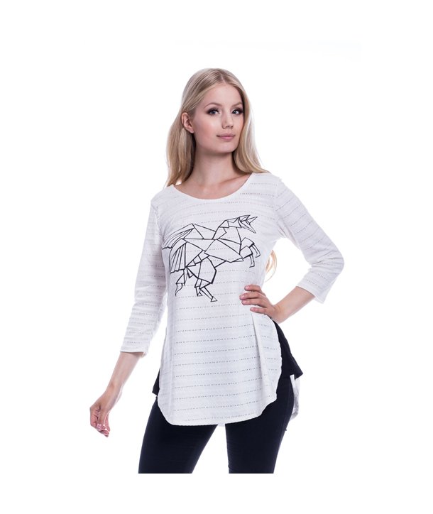 Tops Femme POINTELLE UNICORN Blanc
