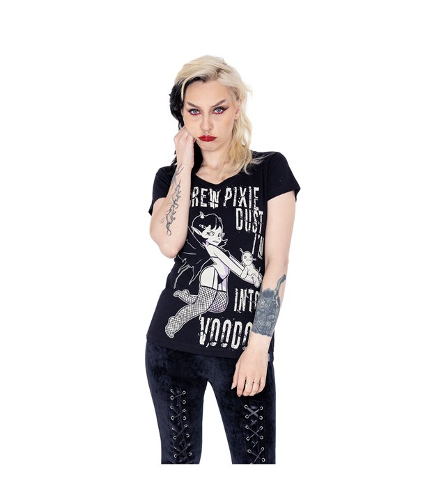 Tee Shirts Femme PIXIE DUST T Noir