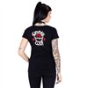 Tee Shirts Femme RIBCAGE BAT T Noir
