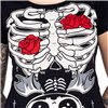 Tee Shirts Femme RIBCAGE BAT T Noir