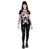 Tee Shirts Femme RIBCAGE BAT T Noir