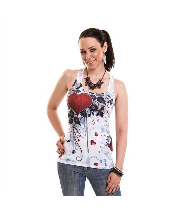 Vestes Femme ROSE HEART LACE Blanc