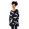 Pulls Femme RULE THE NIGHT Noir / Blanc