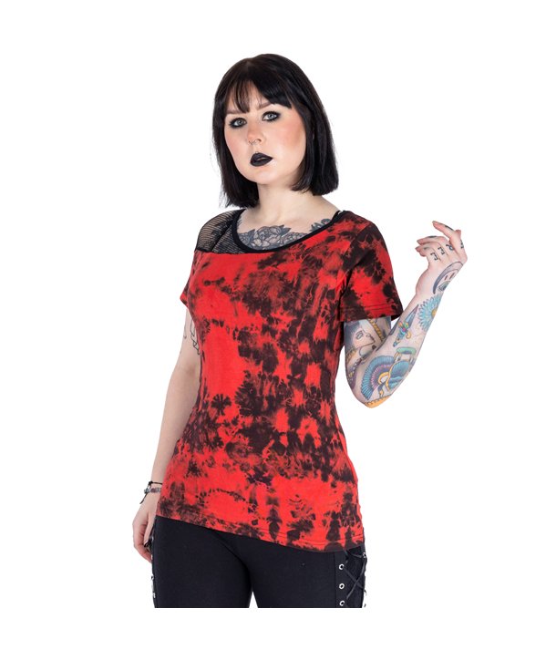 Tops Femme SADIRA Noir / Rouge