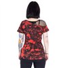 Tops Femme SADIRA Noir / Rouge