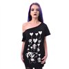 Tops Femme KP SHOOTING HEARTS Noir