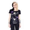 Tee Shirts Femme SKELLY CAT T Noir