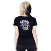 Tee Shirts Femme SKELLY CAT T Noir
