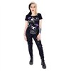 Tee Shirts Femme SKELLY CAT T Noir