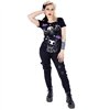 Tee Shirts Femme SKELLY CAT T Noir