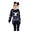Pulls Femme SKELETON CAT Noir