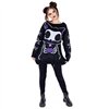 Pulls Femme SKELETON CAT Noir