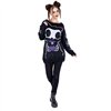 Pulls Femme SKELETON CAT Noir