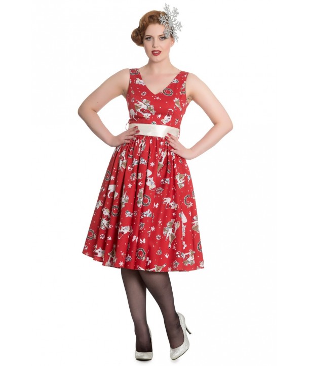 Robe Hell Bunny Blitzen 50s